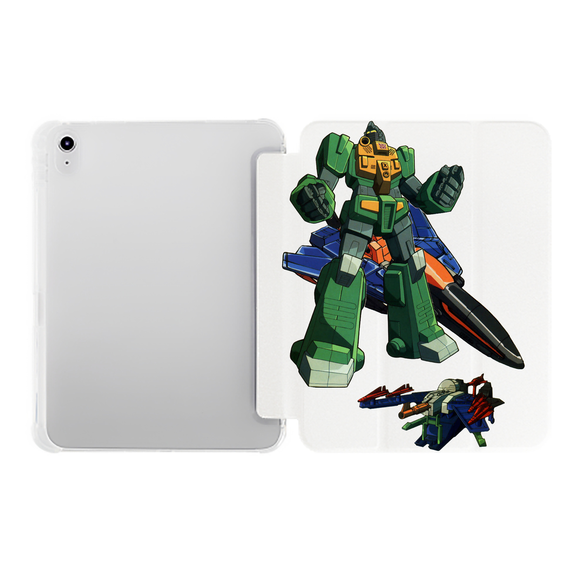 （画像用）  IPad ケース ペン収納付き 三つ折りスタンド PUレザー×シリコン 対応機種9.5/10.5/10.9インチ